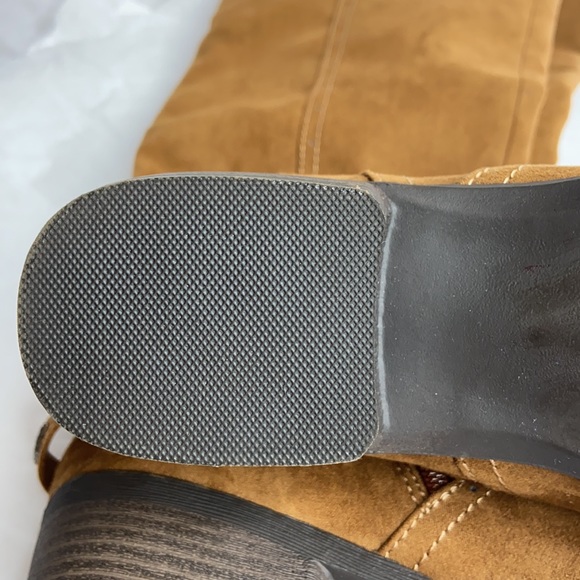 Mudd sz 9.5 vegan zip up knee-high boots like new - Picture 14 of 14